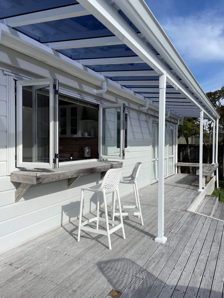 breakfast bar at the dunes in pauanui